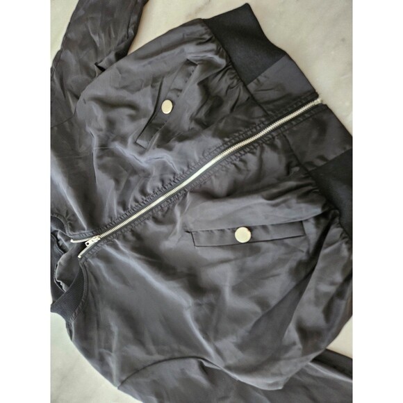 Shein Black Jacket, Size Small (4), Front Zipper - Picture 5 of 10